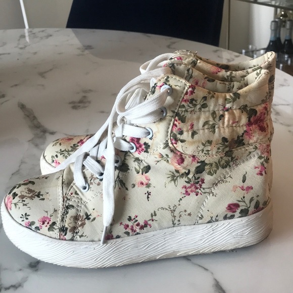 High top flower sneakers - Picture 5 of 5
